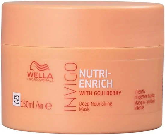 Máscara-Invigo-Nutri-Enrich-Wella-Professionals-150ml-para-rotina-de-cuidados-com-o-cabelo
